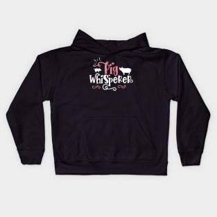 Pig Whisperer - Cute Farmer gift print Kids Hoodie